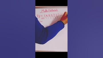 Multi-Factorial।।#maths#shorts #viralvideo#short#shorts#viral#viralshorts#shortvideo#video #trending