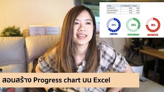Live สอนสร้าง Progress chart บน Excel