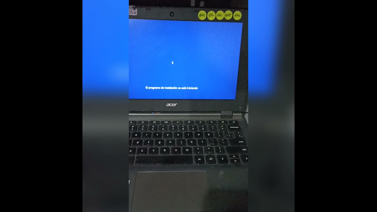Instalaci n De Windows 10 En Chromebook Acer C730 Con Procesador Celeron N2840 YouTube