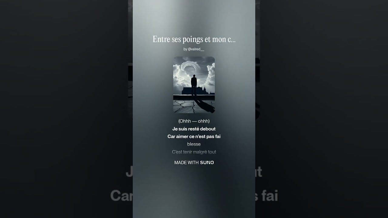 Entre ses poings et mon cœur