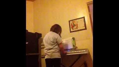 Jazz song on piano by 10 year old