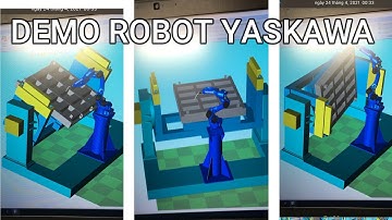 Robot  Yaskawa || Huỳnh Robot  Mô Phỏng Robot Hàn yaskawa （DEMO ROBOT YASKAWA）