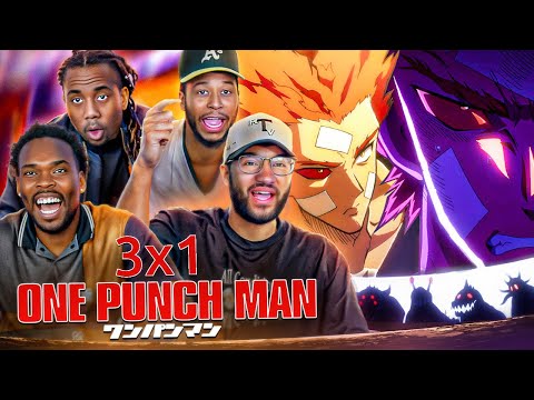One Punch Man SEASON 3 Is Here! [3x1 Reaction]