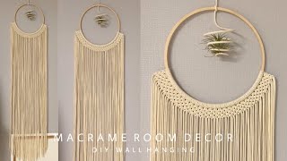 DIY Macrame Wall Hanging│마크라메 월행잉