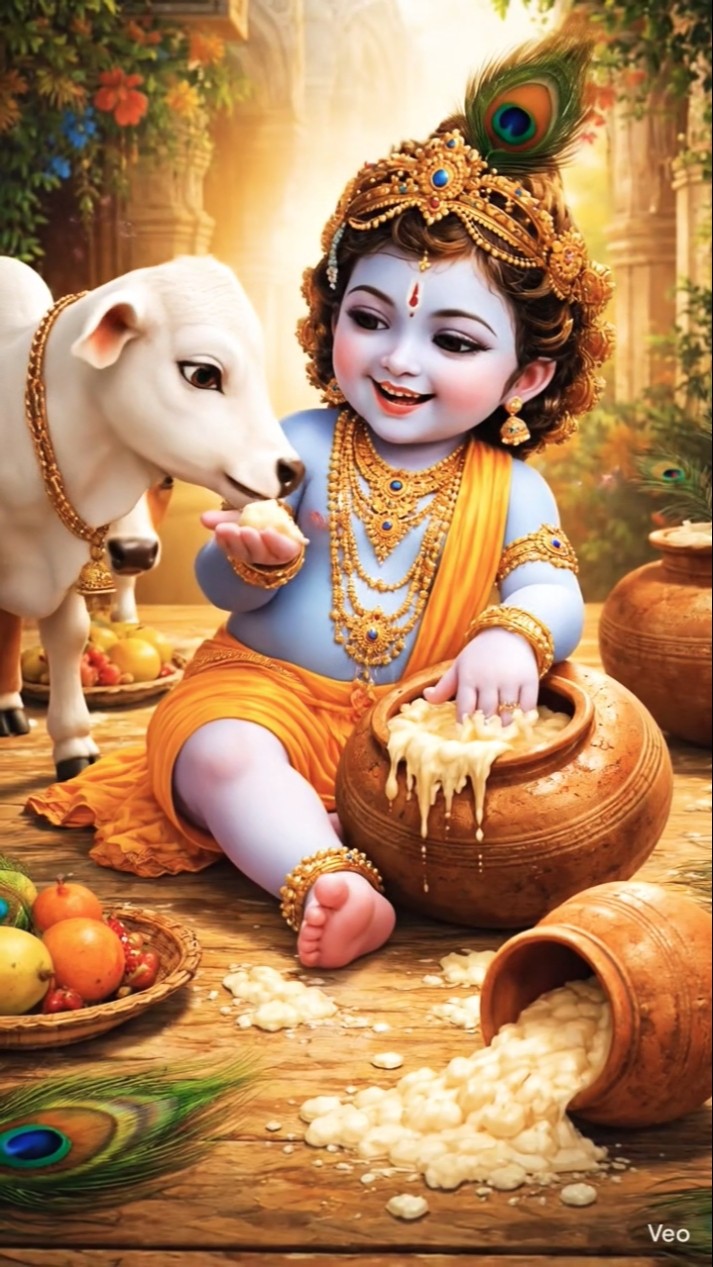 🦚 राधे कृष्णा स्टेटस - ShareChat