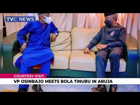 VP Osinbajo meets Bola Tinubu in Abuja