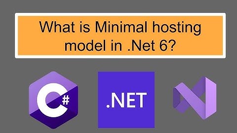 What is Minimal hosting model in .Net 6?