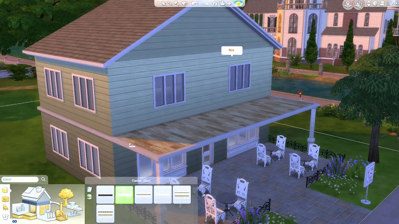 Creating A Balcony The Sims 4 Tutorial Youtube