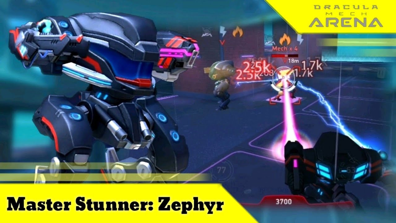 Master Stunner Zephyr | Mech Arena | Funny Clips