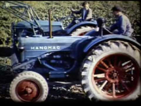 Hanomag Combitrac R24 Promotional Film Tractor Pilot Equipment Tool Carrier in Agricultural Use 1956
