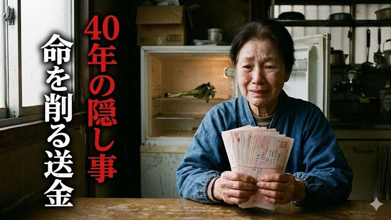 年金11万、食費2万の70歳。命を削り送金し続けた衝撃の理由