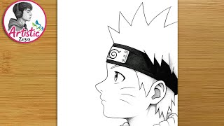 How To Draw Naruto Uzumaki Step By Step For Beginners Anime Drawing Easy Pencil Sketch