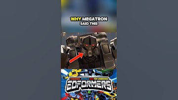 Why Megatron said this in Transformers One ? #edformers #transformers #tidal