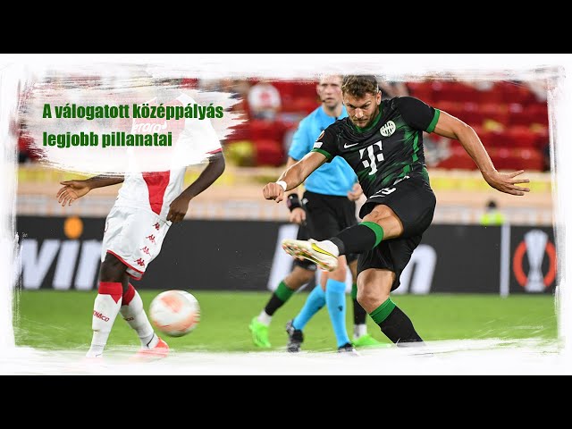 BUDAPEST, HUNGARY - APRIL 2: Balint Vecsei of Ferencvarosi TC