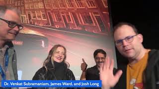Dr. Venkat Subramaniam, James Ward, and Josh Long, live from Voxxed Days Amsterdam