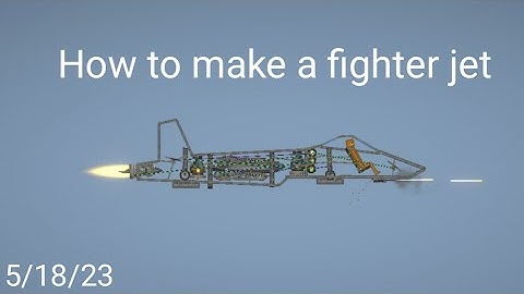 how to make a fighter jet in Melon playground (with missile system!)