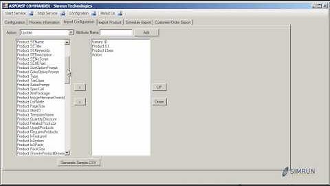 AspDotNetStoreFront Commander CSV/EXCEL Import & Export Utility Simrun Technologies