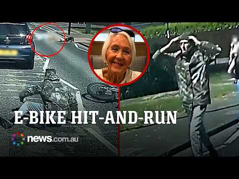 E-bike rider flees after killing 86-year-old