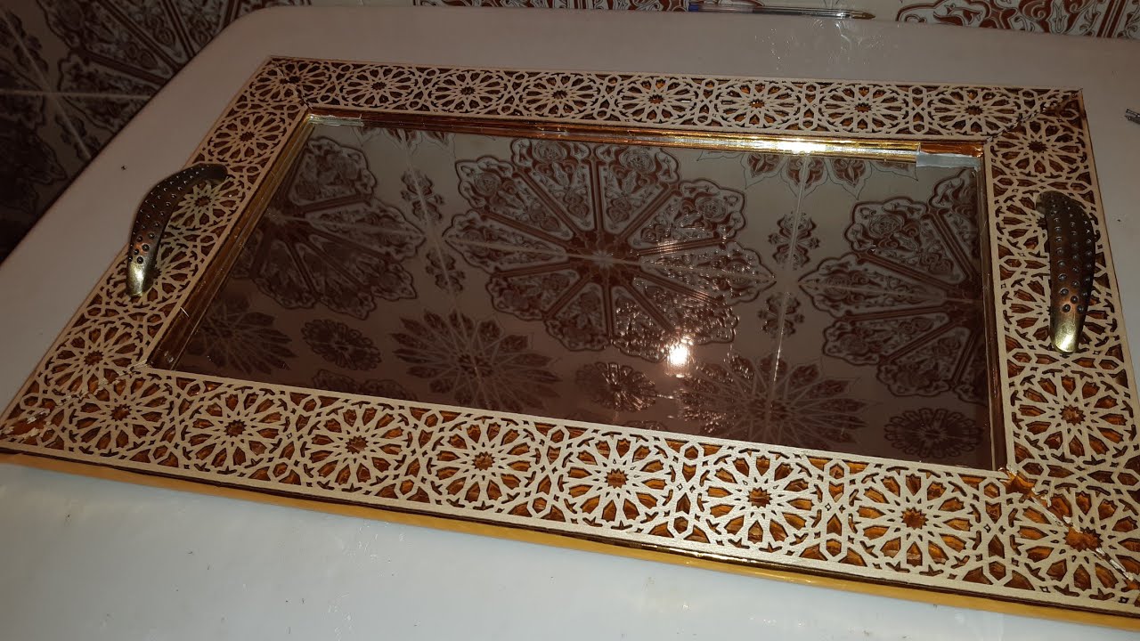 أحسن مشروع ممكن دير بأقل التكاليف بلاطو بخشب الليزر راااقي بطريقة سهلة و بسيطة