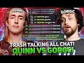 Trash talking all chat  quinn on sniper vs gorgc on winter wyvern dota 2