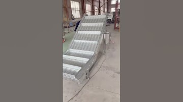Very strong, stainless steel chain plate conveyor whatsapp+8618701750251 #conveyor