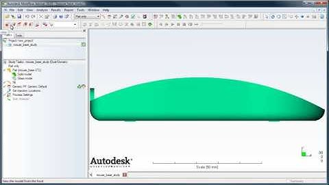 Bắt đầu với Moldflow Adviser File