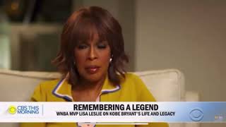 😨Gail King tries to tear down Kobe Bryant’s legacy interviewing Lisa Leslie