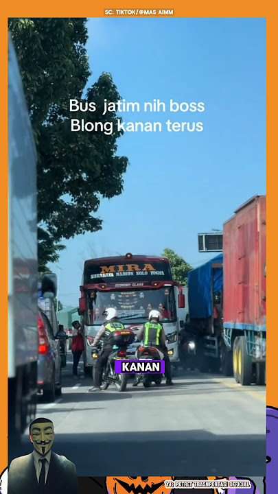 POLISINYA SAMPAI BINGUNG MAU DIAPAIN LAGI BUS MIRA INI