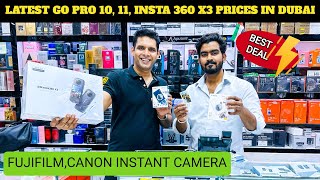 Latest GO PRO 10 & 11 ,iNSTA 360 X3 PRICE IN DUBAI | CANON , FUJIFILM INSTANT CAMERA | TECHNO LEGEND