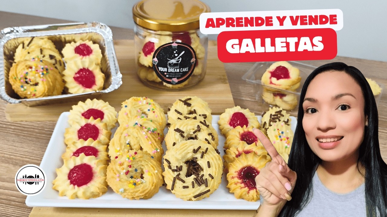 HAZ DE ESTÁ RECETA UN NEGOCIO - CREA TU EMPRENDIMIENTO DE GALLETAS - PASTISETAS - DE MANTEQUILLA