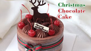 Легкий и очень вкусный рецепт рождественского шоколадного торта