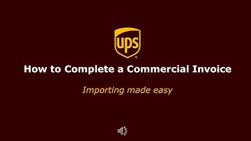 How to Complete a US Commercial Invoice