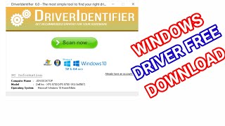 DRIVER IDENTIFIER FREE DOWNLOAD