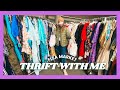 THRIFT WITH ME Flea Market Style | Antiques, 1960s Vintage Gown, Quilts, Try on Outfit Inspo OOTD