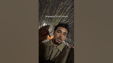 Drawing at SZA’s concert #shorts