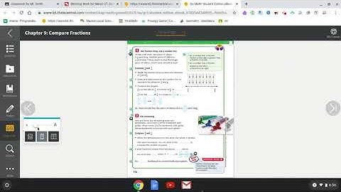 Lesson 9.2 Compare Fractions w/ same denominator