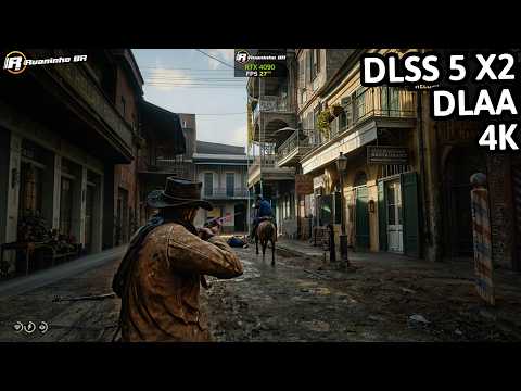 DLSS 5 (X2 RENDER) no RED DEAD REDEMPTION 2 | DLAA | 4K | ULTRA | RTX 4090