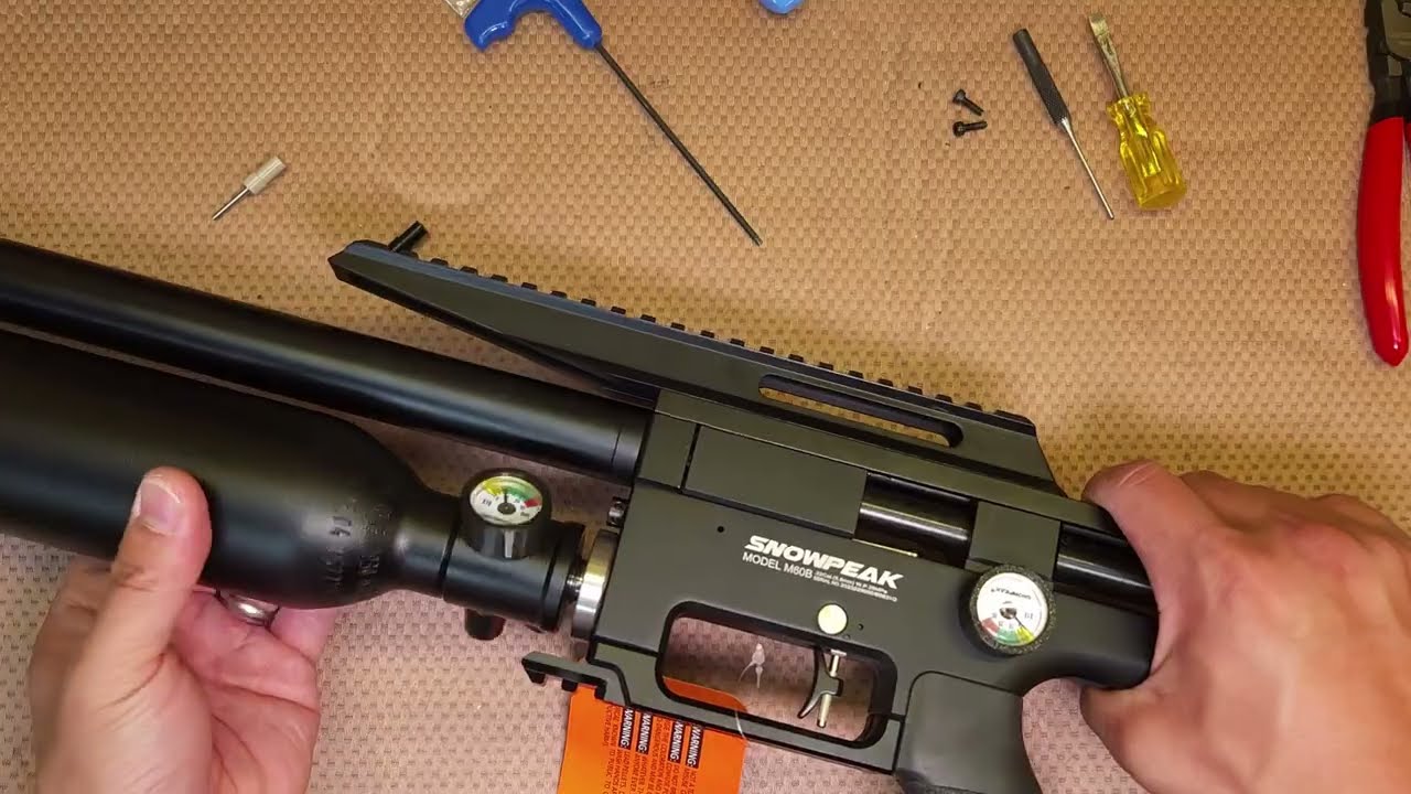 Замена клапана Umarex Zelos/Snowpeak M60