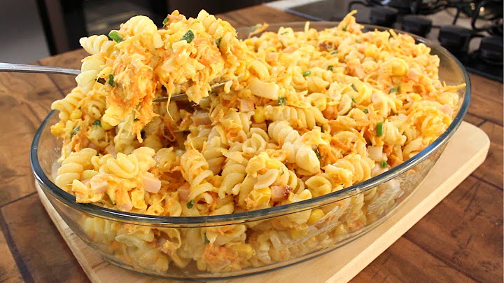 MACARRONESE COM FRANGO SIMPLES (PRÁTICO E DELICIOSO)