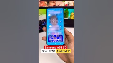 Samsung Galaxy A33 One UI 7.0 Android 15 Update Features🔥