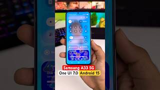 Samsung Galaxy A33 One UI 7.0 Android 15 Update Features🔥