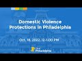 Domestic Violence Protections in Philadelphia
