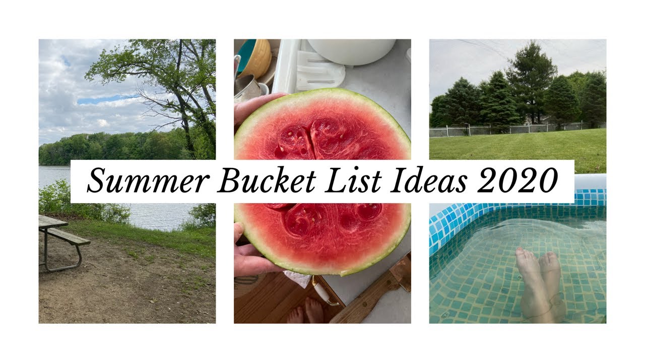 Summer Bucket List Ideas 2020! *QuarantineFriendly* YouTube