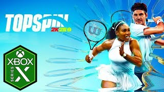 TopSpin 2K25 Xbox Series X Gameplay Review [Optimized]