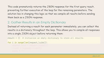 How to Return Multiple SQL Results in JSON Format with Python 3 and Flask
