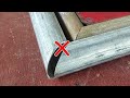 works faster, easiest way welder cuts pipe 45 degree accurately without machine| pipe cutting tricks