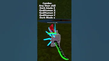 OP Dark Blade ONESHOT Combo Roblox Shorts Darkblade Bloxfruits 