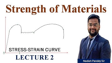Stress-Strain Curve I Lecture-02 I Strength of Materials GATE I ESE I SSC I RRB I By Nadish Pandey