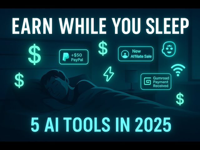 5 AI Tools That Make Money While You Sleep (2025 Passive Income Hacks) -  YouTube