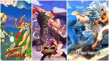Street Fighter 6 Guile Flash Kick Moveset Comparison (SF2, SFAlpha3, SF4, SF5) + BONUS